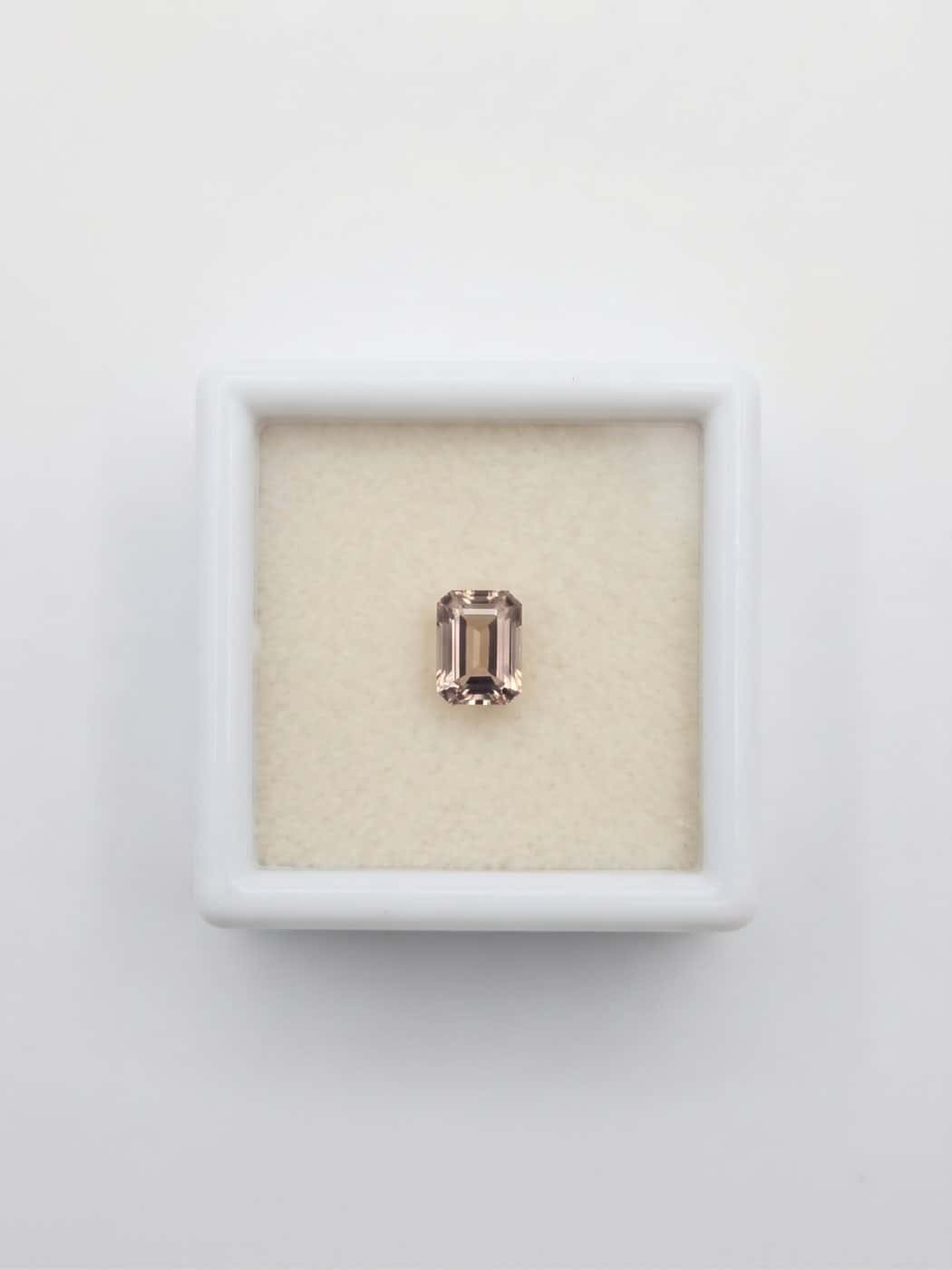 Pink Tanzanite, Emerald Cut, 0.65 ct