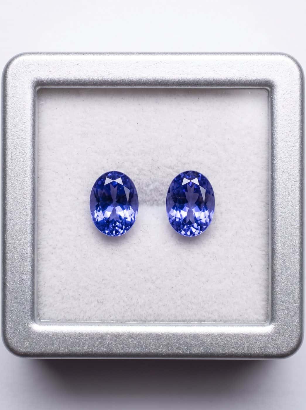 Tanzanite Oval Pair, 5.70 ct