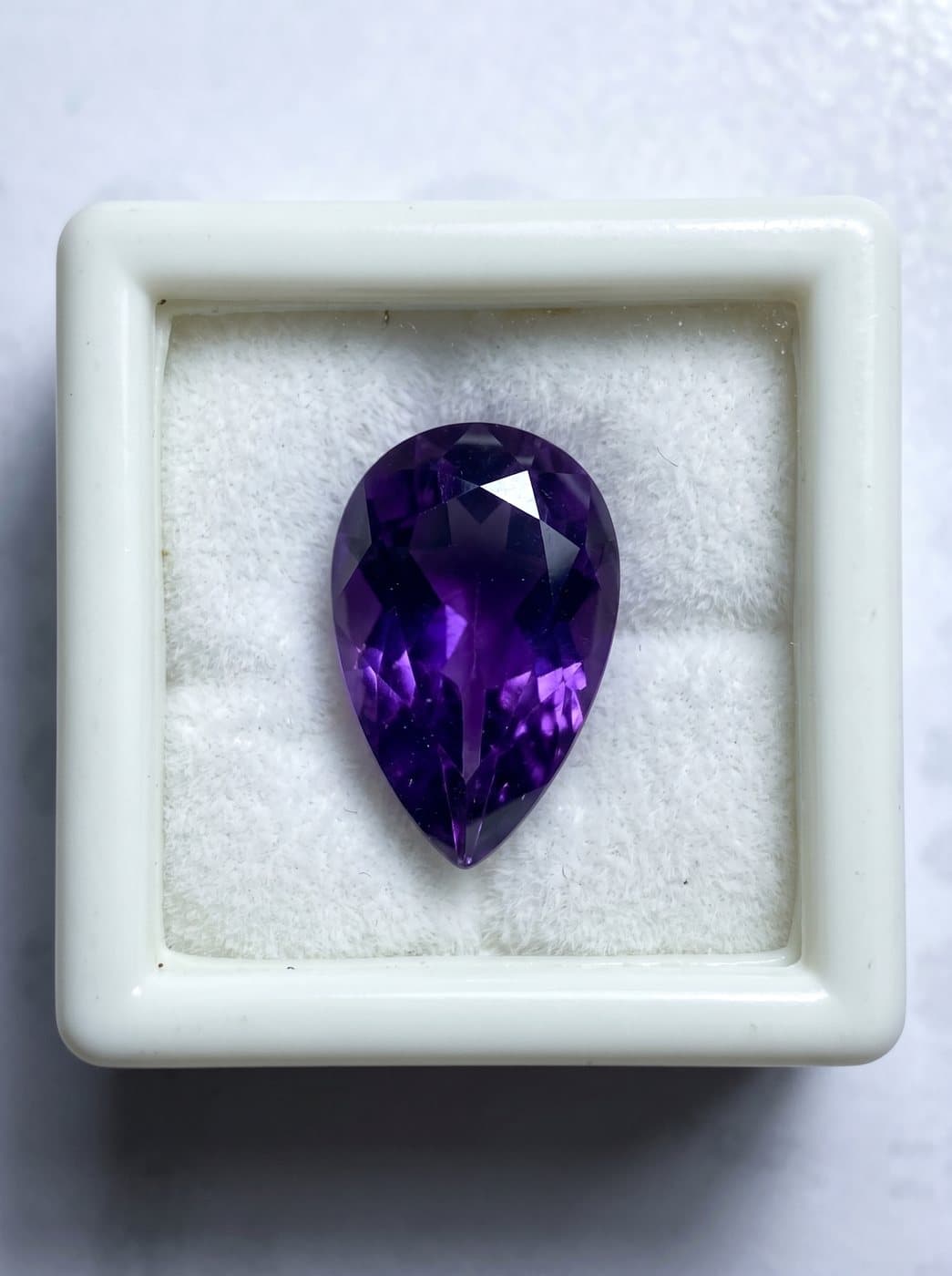 Amethyst Pear, 7.72 ct