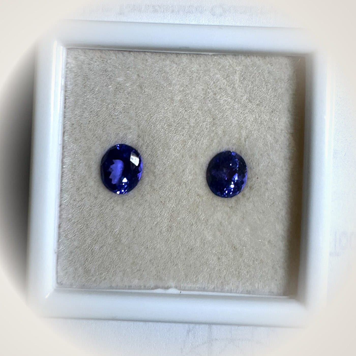Tanzanite Oval Pair, 2.35 ct
